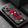 Cartoon Marvel Spiderman Groot telefontok Apple iPhone 15 Pro Max XR 12 Mini SE 13 14 Plus 11 Pro 8 XS X 7 ütésálló burkolathoz