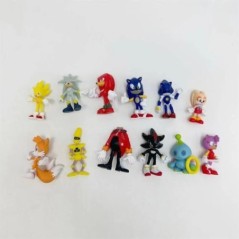 12db/készlet Játék Super the Hedgehog Vinyl Dolls Figurajátékok