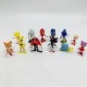 12db/készlet Játék Super the Hedgehog Vinyl Dolls Figurajátékok