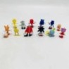 12db/készlet Játék Super the Hedgehog Vinyl Dolls Figurajátékok