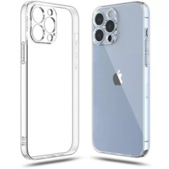 Kristálytiszta rugalmas TPU tok iPhone 14 Plus 13 Pro Max 12Mini 11 15 SE XR X 7 8 Karcálló átlátszó Shell Funda készülékhez