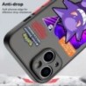 Luxus Pokemon Gengar tok iPhone 15 SE XS X 14 Plus 11 12 Mini 13 Pro Max 8 XR 7 6S Plus 13 Mini XS Max Coque puha burkolathoz