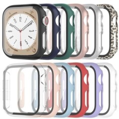 Edzett üveg+burkolat Apple Watch Case Ultra tartozékokhoz SE 3 4 5 6 7 8 Iwatch képernyővédő tok 49mm 45mm 41mm 44mm 40mm