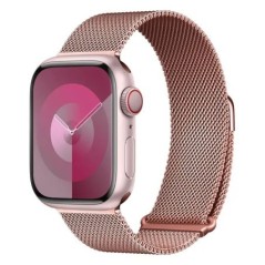 Fém szíj Apple óraszíjhoz 44 mm 45 mm 49 mm 41 mm 38 mm 45 44 mm milánói karkötő iWatch sorozat 9 8 7 3 Ultra 2 se 40 mm-es szíj