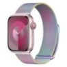 Fém szíj Apple óraszíjhoz 44 mm 45 mm 49 mm 41 mm 38 mm 45 44 mm milánói karkötő iWatch sorozat 9 8 7 3 Ultra 2 se 40 mm-es szíj