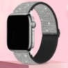 Rugalmas nylon óraszíj, amely kompatibilis az iWatch állítható szíjjal az Apple Watch sorozathoz 7 6 5 4 3 SE