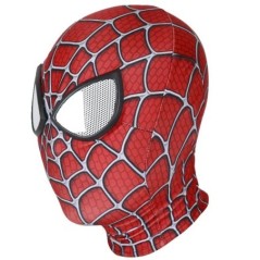 Szuperhős maszk Miles Pókember maszk Peter Parker Halloween Cosplay jelmez maszk Spandex szövet anyag felnőtteknek és gyerekekne