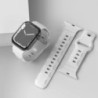 Szilikon sportszíj Apple Watch Ultra 49mm 8 7 45mm 41mm gumi légáteresztő szíj IWatch sorozathoz 7 3 4 5 6 Se 40mm 44mm 42