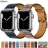 Bőr szíj Apple óraszíjhoz 44mm 45mm 49mm 41mm 40mm Kiegészítő csuklópánt correa karkötő iWatch series 9 7 8 SE ultra 2