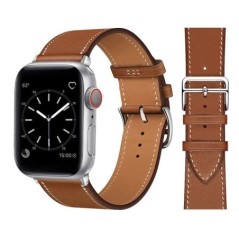 Bőr szíj Apple óraszíjhoz 44mm 45mm 49mm 41mm 40mm Kiegészítő csuklópánt correa karkötő iWatch series 9 7 8 SE ultra 2