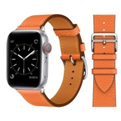 Bőr szíj Apple óraszíjhoz 44mm 45mm 49mm 41mm 40mm Kiegészítő csuklópánt correa karkötő iWatch series 9 7 8 SE ultra 2