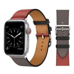 Bőr szíj Apple óraszíjhoz 44mm 45mm 49mm 41mm 40mm Kiegészítő csuklópánt correa karkötő iWatch series 9 7 8 SE ultra 2