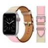 Bőr szíj Apple óraszíjhoz 44mm 45mm 49mm 41mm 40mm Kiegészítő csuklópánt correa karkötő iWatch series 9 7 8 SE ultra 2