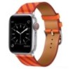 Bőr szíj Apple óraszíjhoz 44mm 45mm 49mm 41mm 40mm Kiegészítő csuklópánt correa karkötő iWatch series 9 7 8 SE ultra 2