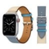 Bőr szíj Apple óraszíjhoz 44mm 45mm 49mm 41mm 40mm Kiegészítő csuklópánt correa karkötő iWatch series 9 7 8 SE ultra 2