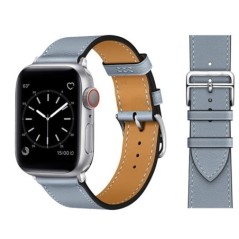 Bőr szíj Apple óraszíjhoz 44mm 45mm 49mm 41mm 40mm Kiegészítő csuklópánt correa karkötő iWatch series 9 7 8 SE ultra 2