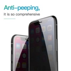 Anti-Spy Guard Peeping Glass képernyővédő tok iPhone 15 14 13 12 11 Pro Max Mini XS XR X 8 7 Plus 13Pro SE 2020 borítóhoz