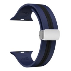 Mágneses szíj Apple karórához ultra 2 sávos 44mm 45mm 49mm 40mm 41mm 42mm 38mm 45 mm szilikon karkötő iWatch Series 7 8 se 6 5