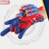 Marvel Spiderman Cosplay műanyag kesztyűindító Anime figurakészlet játék szuperhős csuklóindító gyerekeknek vicces játékok fiú s