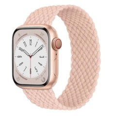 Fonott szíj Apple óra szíjhoz 40 mm 44 mm 49 mm 45 mm 41 mm 38 mm 42 mm 44 45 mm karkötő iWatch Ultra 2 sorozat 9 7 6 3 8 SE szí