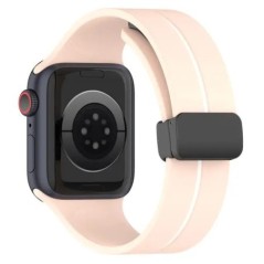 Mágneses szíj Apple óra ultraszíjhoz 49mm 45mm szilikon karkötő iWatch Series 7 8 se 6 5 3 44mm 45mm 40mm 41mm 42mm 38mm