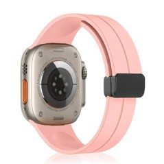 Mágneses szíj Apple óra ultraszíjhoz 49mm 45mm szilikon karkötő iWatch Series 7 8 se 6 5 3 44mm 45mm 40mm 41mm 42mm 38mm