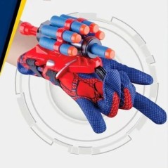 Marvel Spiderman Cosplay műanyag kesztyűindító Anime figurakészlet játék szuperhős csuklóindító gyerekeknek vicces játékok fiú s