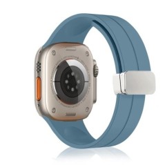 Mágneses szíj Apple óra ultraszíjhoz 49mm 45mm szilikon karkötő iWatch Series 7 8 se 6 5 3 44mm 45mm 40mm 41mm 42mm 38mm