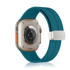 Mágneses szíj Apple óra ultraszíjhoz 49mm 45mm szilikon karkötő iWatch Series 7 8 se 6 5 3 44mm 45mm 40mm 41mm 42mm 38mm