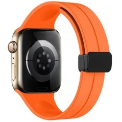 Mágneses szíj Apple óra ultraszíjhoz 49mm 45mm szilikon karkötő iWatch Series 7 8 se 6 5 3 44mm 45mm 40mm 41mm 42mm 38mm