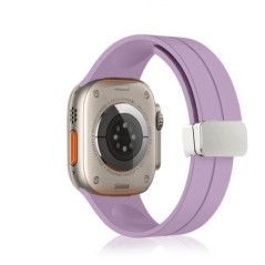 Mágneses szíj Apple óra ultraszíjhoz 49mm 45mm szilikon karkötő iWatch Series 7 8 se 6 5 3 44mm 45mm 40mm 41mm 42mm 38mm