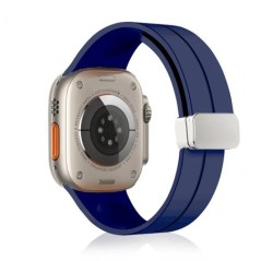 Mágneses szíj Apple óra ultraszíjhoz 49mm 45mm szilikon karkötő iWatch Series 7 8 se 6 5 3 44mm 45mm 40mm 41mm 42mm 38mm