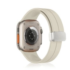 Mágneses szíj Apple óra ultraszíjhoz 49mm 45mm szilikon karkötő iWatch Series 7 8 se 6 5 3 44mm 45mm 40mm 41mm 42mm 38mm