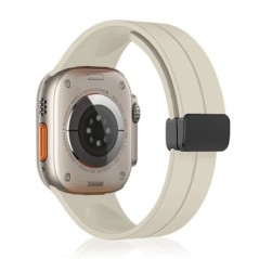 Mágneses szíj Apple óra ultraszíjhoz 49mm 45mm szilikon karkötő iWatch Series 7 8 se 6 5 3 44mm 45mm 40mm 41mm 42mm 38mm