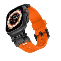 TPU sportszíj Apple Watch 9 45mm Ultra 2 49MM 44mm 42mm titán színű szilikon óraszíj iWatch9 8 SE 7 6 4 5 3 2 1