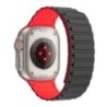 Mágneses sportszíj Apple Watch Ultra 2 49mm 45mm 44 42mm 38 40 41mm szilikon szíj iWatch sorozathoz 9 8 7 6 5 4 se 3 hurok