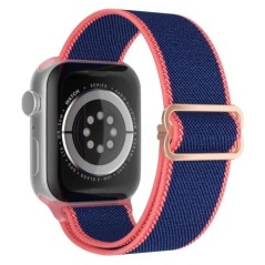 Bohemian nylon szíj Apple Watch ultra 2 49mm 41mm 45mm 38/40/44mm rugalmas fényes karkötőhöz iWatch Series 9/8/7 6 5 4 Se Band