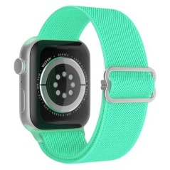 Bohemian nylon szíj Apple Watch ultra 2 49mm 41mm 45mm 38/40/44mm rugalmas fényes karkötőhöz iWatch Series 9/8/7 6 5 4 Se Band