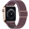 Bohemian nylon szíj Apple Watch ultra 2 49mm 41mm 45mm 38/40/44mm rugalmas fényes karkötőhöz iWatch Series 9/8/7 6 5 4 Se Band