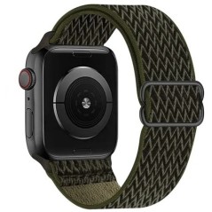 Bohemian nylon szíj Apple Watch ultra 2 49mm 41mm 45mm 38/40/44mm rugalmas fényes karkötőhöz iWatch Series 9/8/7 6 5 4 Se Band