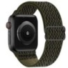 Bohemian nylon szíj Apple Watch ultra 2 49mm 41mm 45mm 38/40/44mm rugalmas fényes karkötőhöz iWatch Series 9/8/7 6 5 4 Se Band