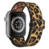 Bohemian nylon szíj Apple Watch ultra 2 49mm 41mm 45mm 38/40/44mm rugalmas fényes karkötőhöz iWatch Series 9/8/7 6 5 4 Se Band