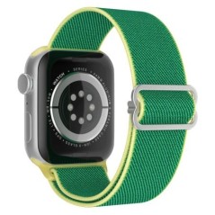 Bohemian nylon szíj Apple Watch ultra 2 49mm 41mm 45mm 38/40/44mm rugalmas fényes karkötőhöz iWatch Series 9/8/7 6 5 4 Se Band