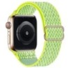 Bohemian nylon szíj Apple Watch ultra 2 49mm 41mm 45mm 38/40/44mm rugalmas fényes karkötőhöz iWatch Series 9/8/7 6 5 4 Se Band