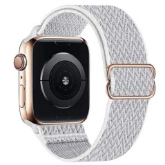 Bohemian nylon szíj Apple Watch ultra 2 49mm 41mm 45mm 38/40/44mm rugalmas fényes karkötőhöz iWatch Series 9/8/7 6 5 4 Se Band