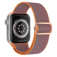 Bohemian nylon szíj Apple Watch ultra 2 49mm 41mm 45mm 38/40/44mm rugalmas fényes karkötőhöz iWatch Series 9/8/7 6 5 4 Se Band