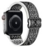 Bohemian nylon szíj Apple Watch ultra 2 49mm 41mm 45mm 38/40/44mm rugalmas fényes karkötőhöz iWatch Series 9/8/7 6 5 4 Se Band