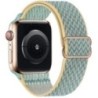 Bohemian nylon szíj Apple Watch ultra 2 49mm 41mm 45mm 38/40/44mm rugalmas fényes karkötőhöz iWatch Series 9/8/7 6 5 4 Se Band