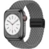 Nylon szíj Apple óra szíjhoz 44mm 40mm 45mm 49mm 41mm 44mm mágneses csat Fonott karkötő iWatch sorozat 9 se 7 3 8 Ultra