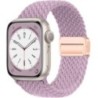 Nylon szíj Apple óra szíjhoz 44mm 40mm 45mm 49mm 41mm 44mm mágneses csat Fonott karkötő iWatch sorozat 9 se 7 3 8 Ultra